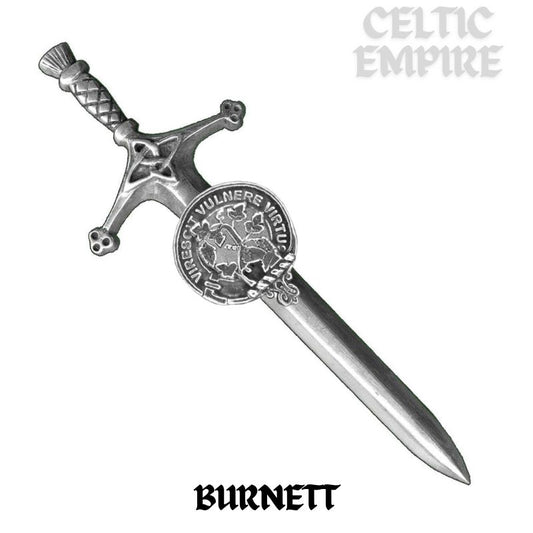 Burnett Family Clan Crest Kilt Pin, Scottish Pin