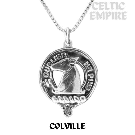 Colville Family Clan Crest Scottish Pendant