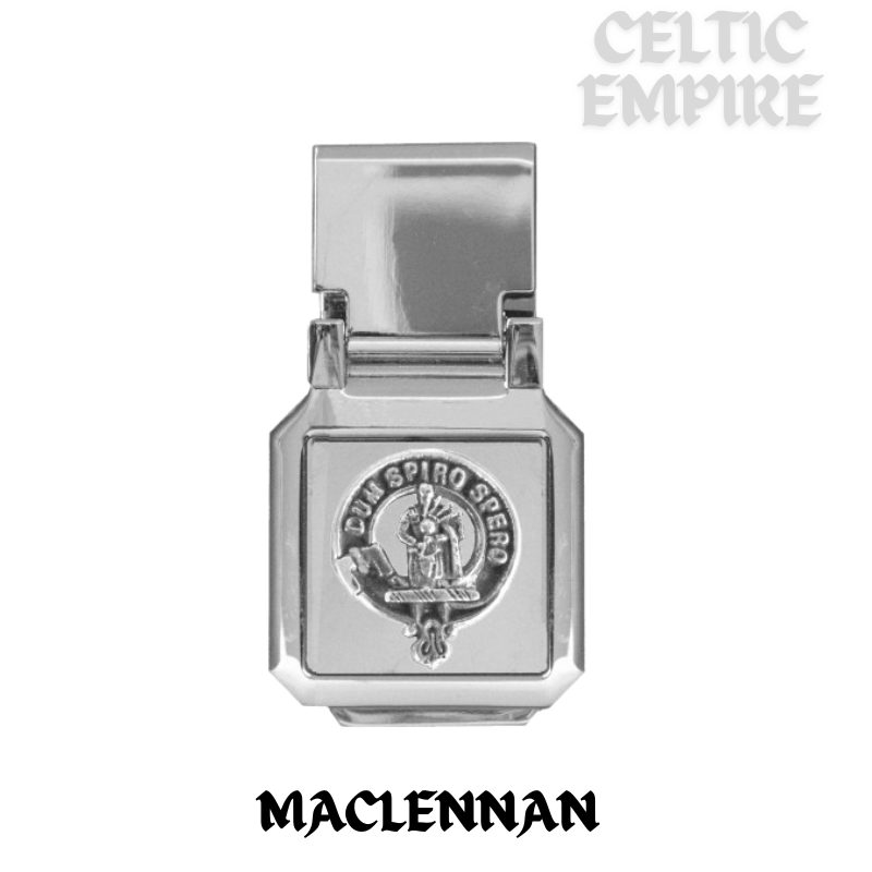 MacLennan Scottish Family Clan Crest Money Clip