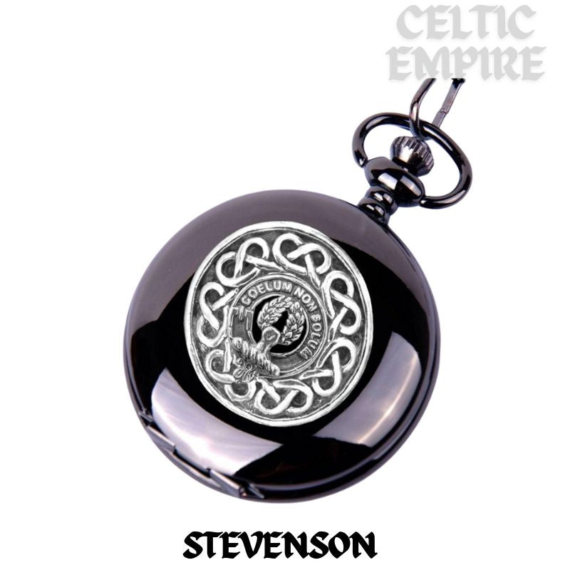 Stevenson Scottish Family Clan Crest Pocket Watch