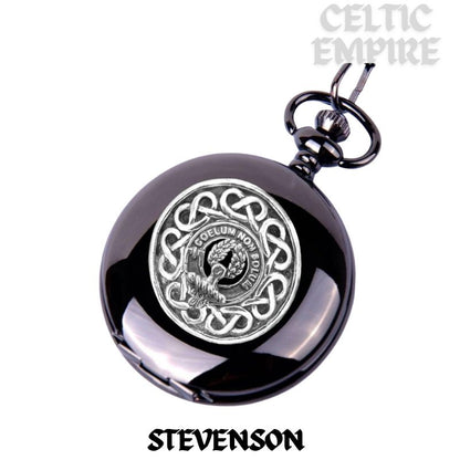 Stevenson Scottish Family Clan Crest Pocket Watch
