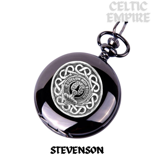Stevenson Scottish Family Clan Crest Pocket Watch