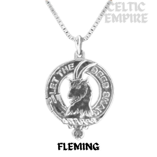 Fleming Family Clan Crest Scottish Pendant