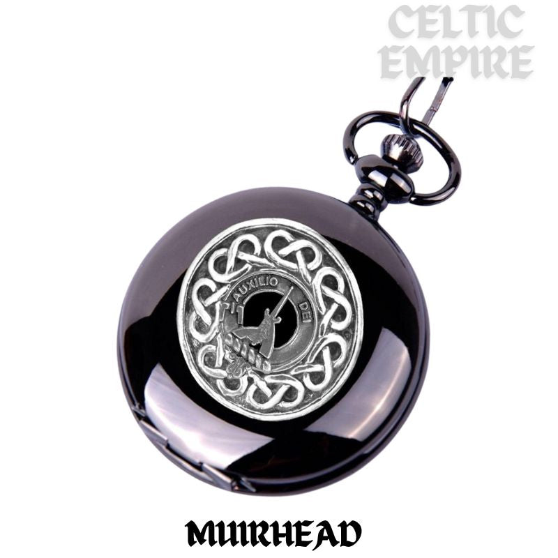 Muirhead Scottish Family Clan Crest Pocket Watch