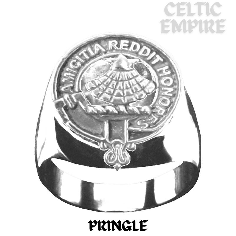 Pringle Scottish Family Clan Crest Ring