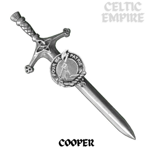 Cooper Family Clan Crest Kilt Pin, Scottish Pin
