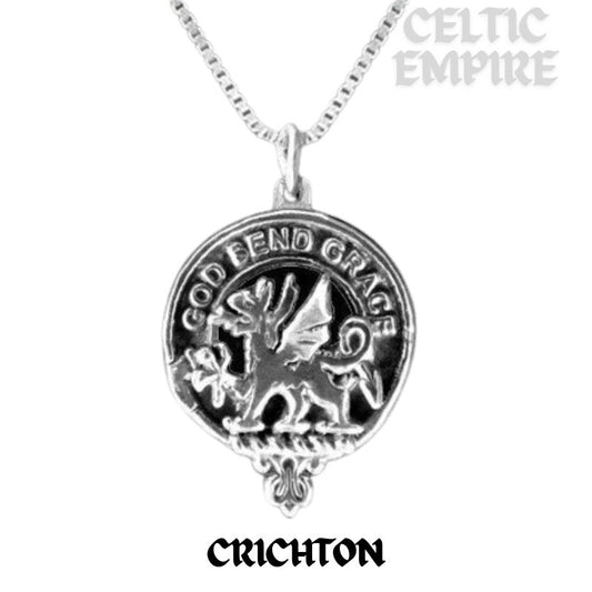 Crichton Family Clan Crest Scottish Pendant