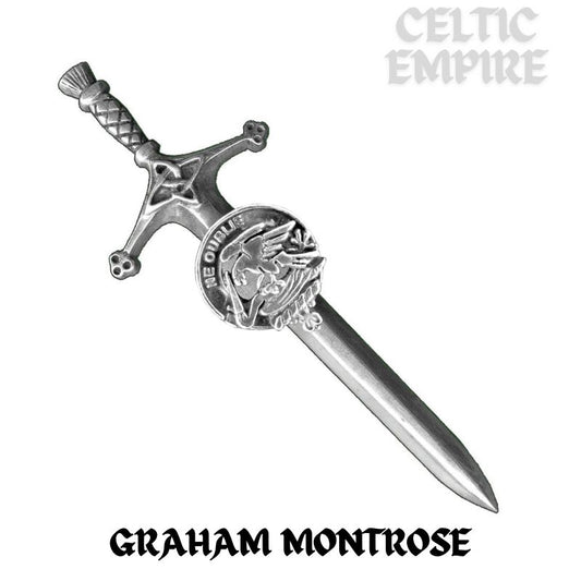 Graham (Montrose) Family Clan Crest Kilt Pin, Scottish Pin