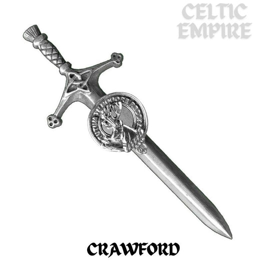 Crawford Family Clan Crest Kilt Pin, Scottish Pin