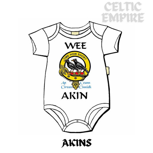 Akin Scottish Family Clan Crest Baby Jumper