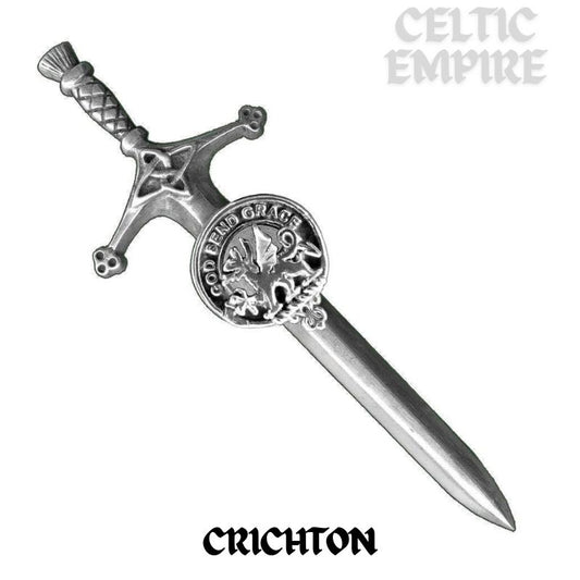 Crichton Family Clan Crest Kilt Pin, Scottish Pin