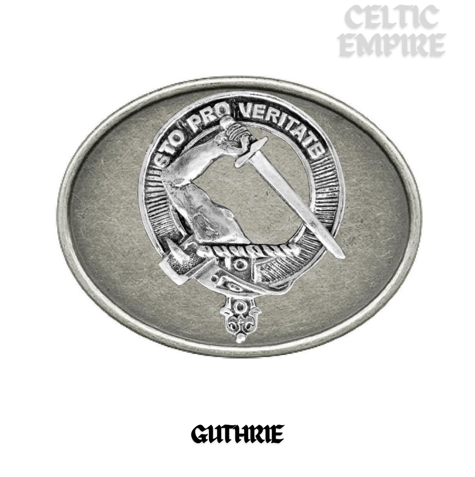 Guthrie Family Clan Crest Regular Buckle