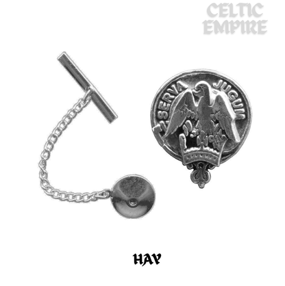 Hay Family Clan Crest Scottish Tie Tack/ Lapel Pin