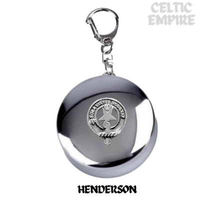 Henderson Scottish Family Clan Crest Folding Cup Key Chain