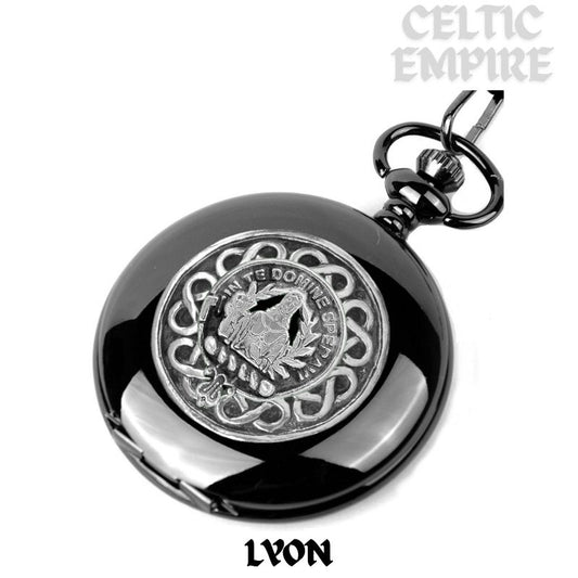 Lyon Scottish Family Clan Crest Pocket Watch