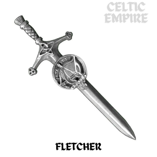 Fletcher Family Clan Crest Kilt Pin, Scottish Pin