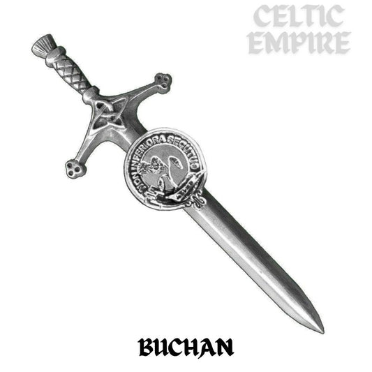 Buchan Family Clan Crest Kilt Pin, Scottish Pin