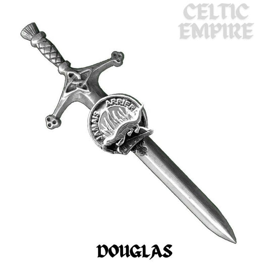 Douglas Family Clan Crest Kilt Pin, Scottish Pin