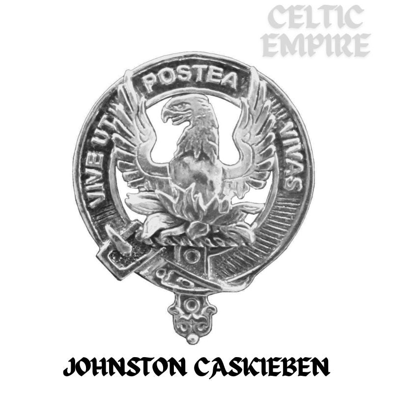 Johnston (Caskieben) Scottish Family Clan Crest Badge Tankard