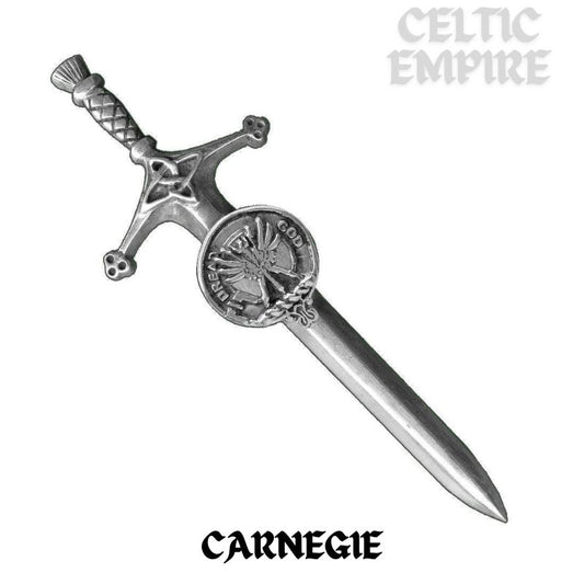 Carnegie Family Clan Crest Kilt Pin, Scottish Pin