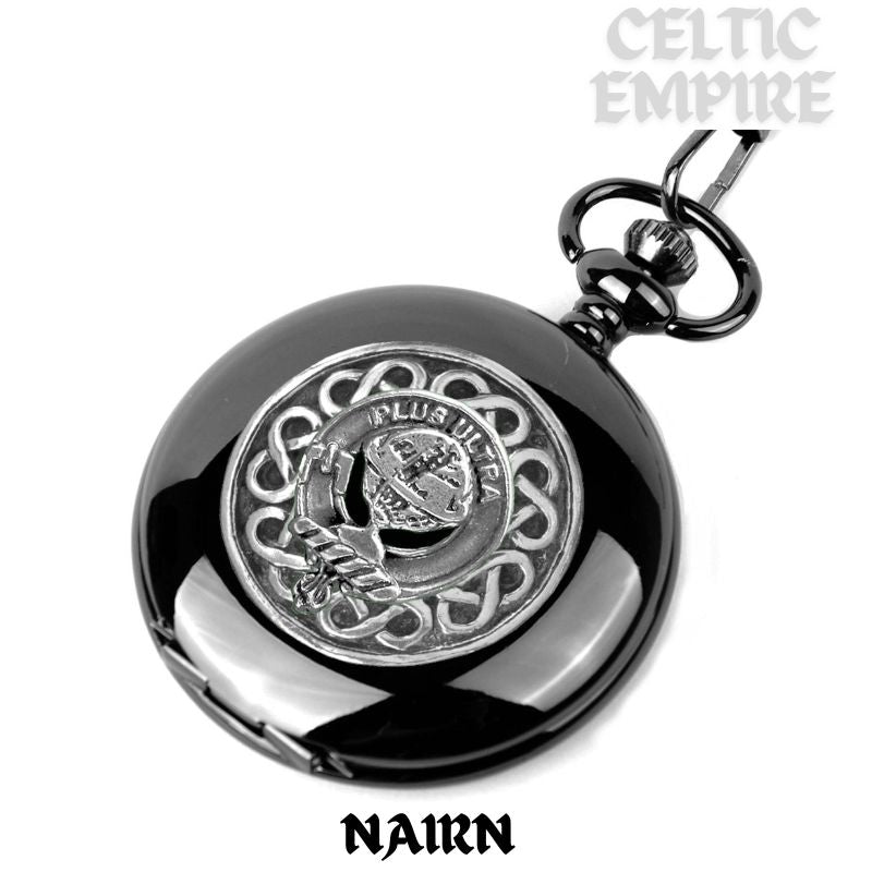 Nairn Scottish Family Clan Crest Pocket Watch