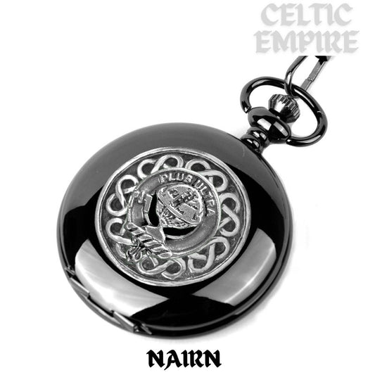 Nairn Scottish Family Clan Crest Pocket Watch