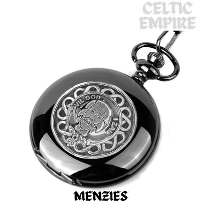 Menzies Scottish Family Clan Crest Pocket Watch