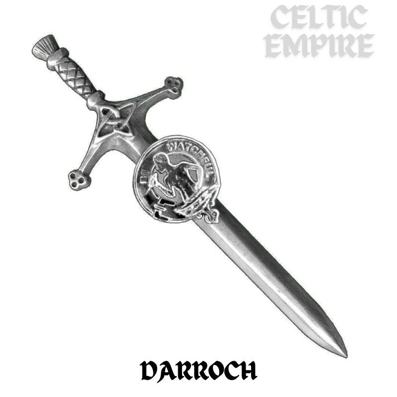 Darroch Family Clan Crest Kilt Pin, Scottish Pin