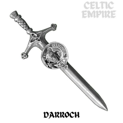 Darroch Family Clan Crest Kilt Pin, Scottish Pin