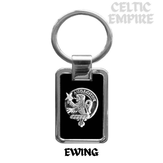 Ewing Family Clan Stainless Steel Key Ring