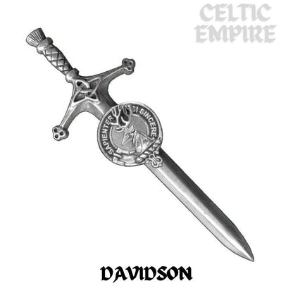 Davidson Family Clan Crest Kilt Pin, Scottish Pin