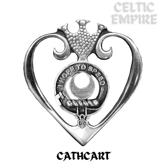 Cathcart Family Clan Crest Luckenbooth Brooch or Pendant
