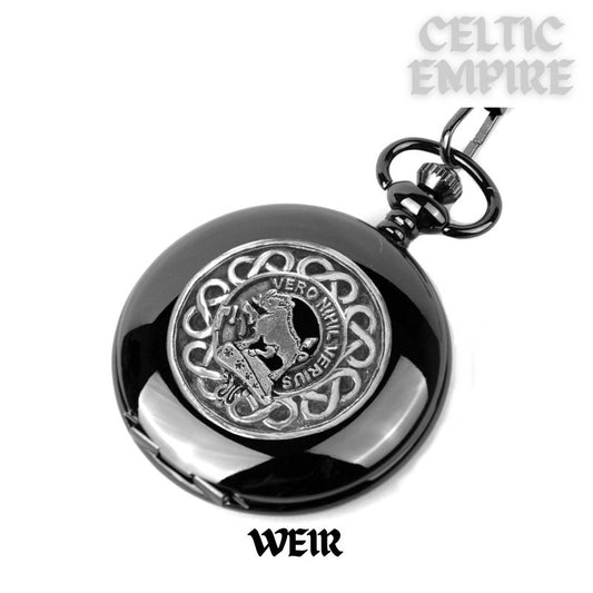Weir Scottish Family Clan Crest Pocket Watch