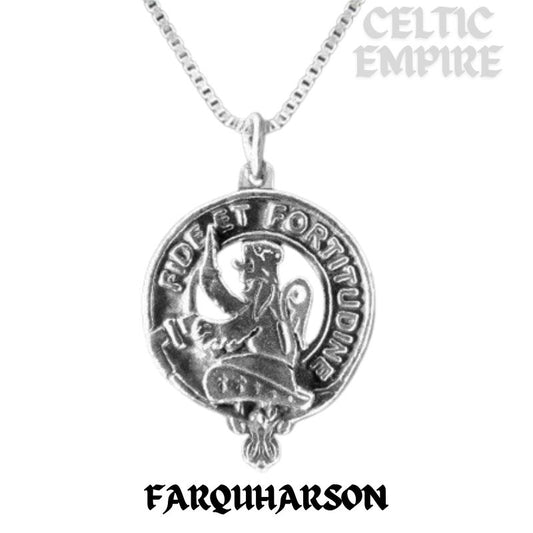 Farquharson Family Clan Crest Scottish Pendant