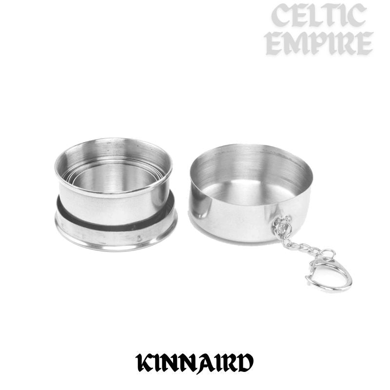 Kinnaird Scottish Family Clan Crest Folding Cup Key Chain