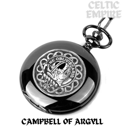 Campbell Argyll Scottish Family Clan Crest Pocket Watch