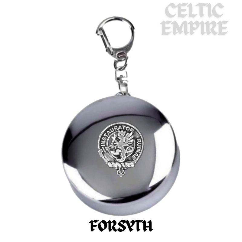 Forsyth Scottish Family Clan Crest Folding Cup Key Chain