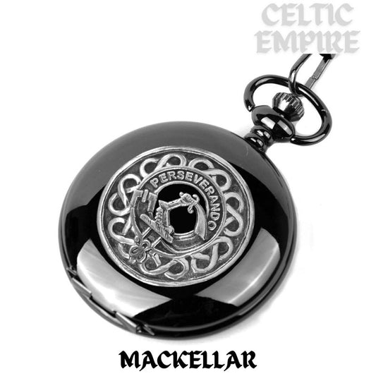 MacKellar Scottish Family Clan Crest Pocket Watch