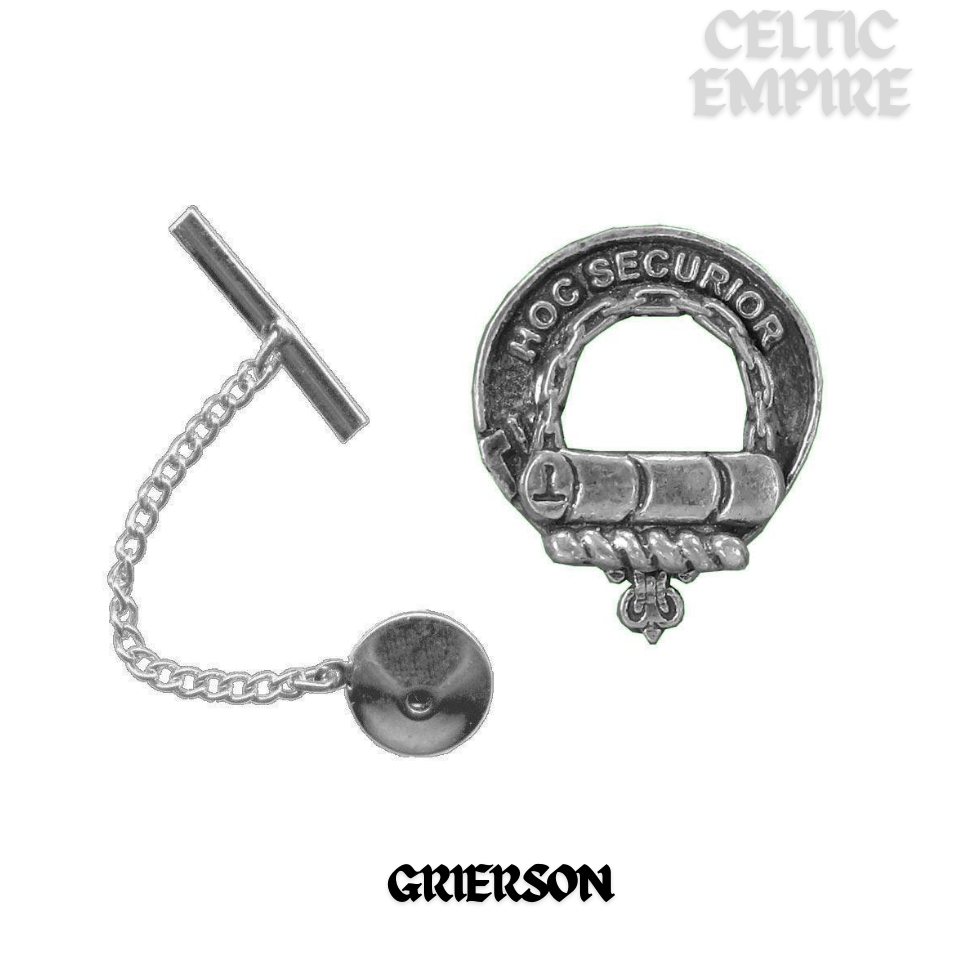 Grierson Family Clan Crest Scottish Tie Tack/ Lapel Pin