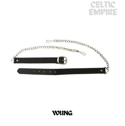 Young Scottish Family Clan Badge Sporran, Leather