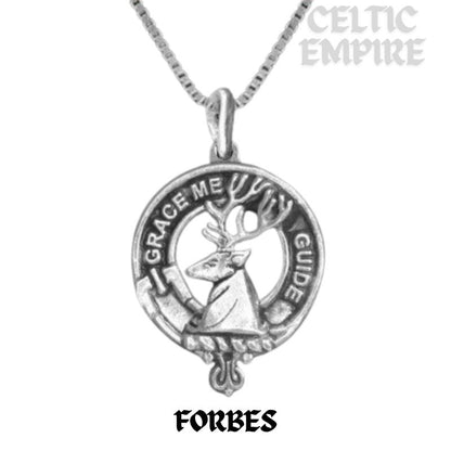 Forbes Family Clan Crest Scottish Pendant