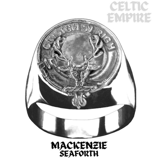 MacKenzie Seaforth Scottish Family Clan Crest Ring