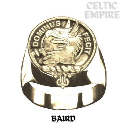 Baird Scottish Family Clan Crest Ring