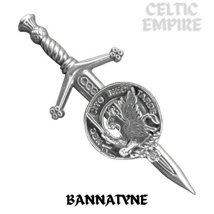 Bannatyne Scottish Family Small Clan Kilt Pin