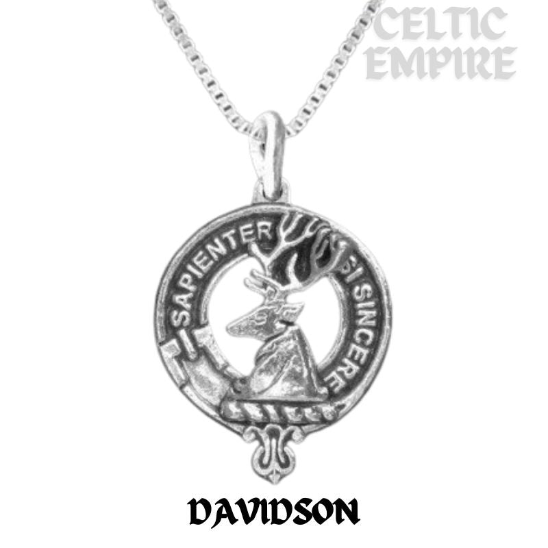 Davidson Family Clan Crest Scottish Pendant