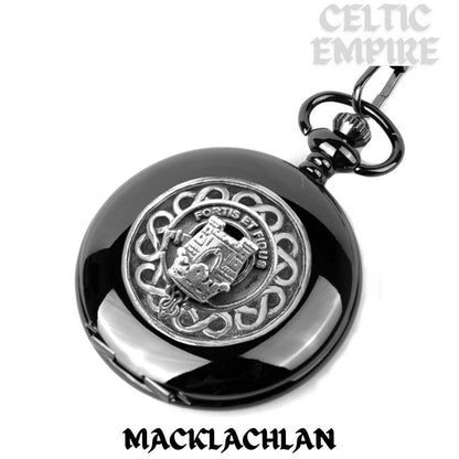 MacLachlan Scottish Family Clan Crest Pocket Watch