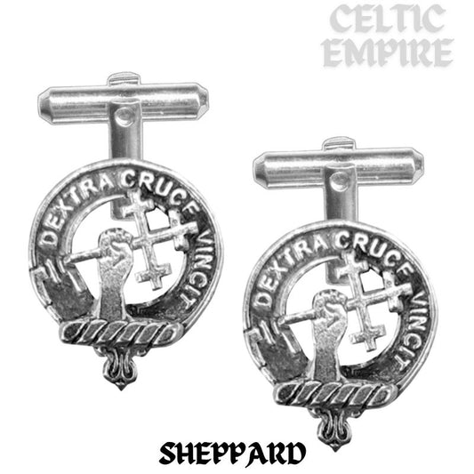 Sheppard Scottish Family Clan Crest Cufflinks