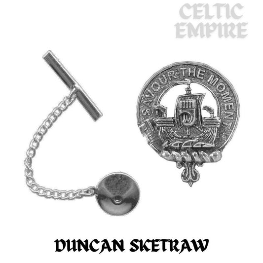 Duncan Sketraw Family Clan Crest Scottish Tie Tack/ Lapel Pin