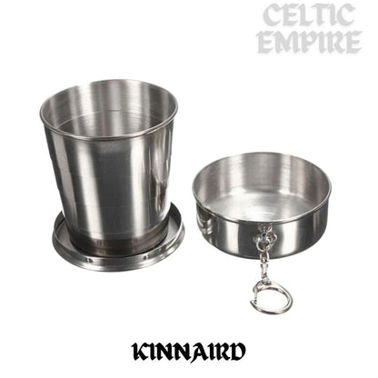 Kinnaird Scottish Family Clan Crest Folding Cup Key Chain