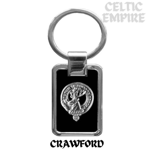 Crawford Family Clan Stainless Steel Key Ring